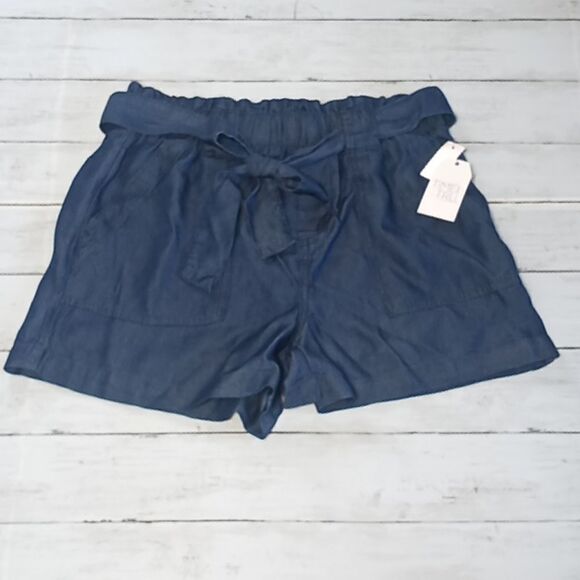 Womens High Rise Belted Utility Shorts - Picture 5 of 6